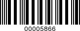 Barcode Image 00005866