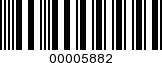 Barcode Image 00005882