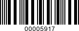Barcode Image 00005917
