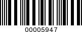Barcode Image 00005947