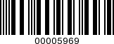 Barcode Image 00005969