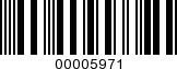 Barcode Image 00005971