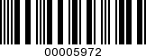 Barcode Image 00005972