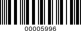 Barcode Image 00005996