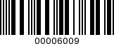 Barcode Image 00006009