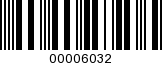 Barcode Image 00006032