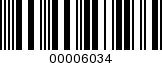 Barcode Image 00006034