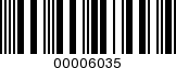 Barcode Image 00006035