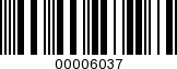 Barcode Image 00006037