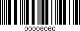 Barcode Image 00006060