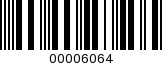Barcode Image 00006064
