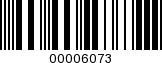 Barcode Image 00006073