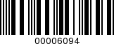 Barcode Image 00006094