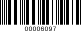 Barcode Image 00006097