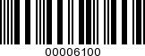 Barcode Image 00006100