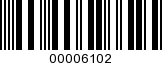 Barcode Image 00006102