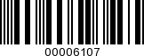 Barcode Image 00006107