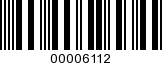 Barcode Image 00006112