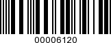 Barcode Image 00006120