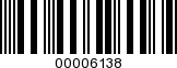 Barcode Image 00006138