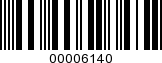 Barcode Image 00006140
