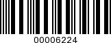 Barcode Image 00006224