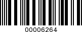 Barcode Image 00006264