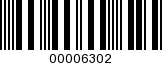 Barcode Image 00006302
