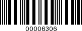 Barcode Image 00006306