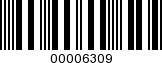 Barcode Image 00006309