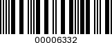 Barcode Image 00006332
