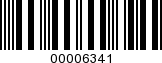 Barcode Image 00006341