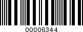 Barcode Image 00006344