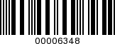 Barcode Image 00006348