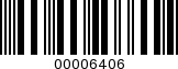 Barcode Image 00006406