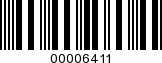 Barcode Image 00006411