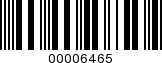 Barcode Image 00006465