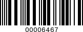 Barcode Image 00006467