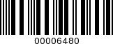 Barcode Image 00006480