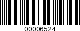 Barcode Image 00006524
