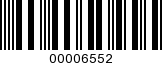 Barcode Image 00006552