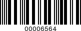 Barcode Image 00006564