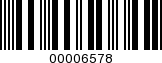 Barcode Image 00006578