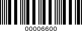 Barcode Image 00006600