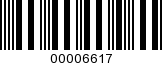 Barcode Image 00006617