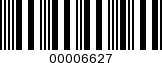 Barcode Image 00006627