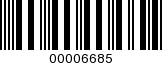 Barcode Image 00006685