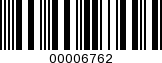 Barcode Image 00006762
