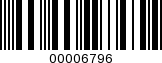 Barcode Image 00006796