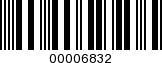 Barcode Image 00006832